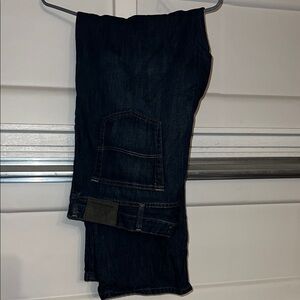 Men's Dark Lee Blue Denim Jeans - Classic Regular boot cut!